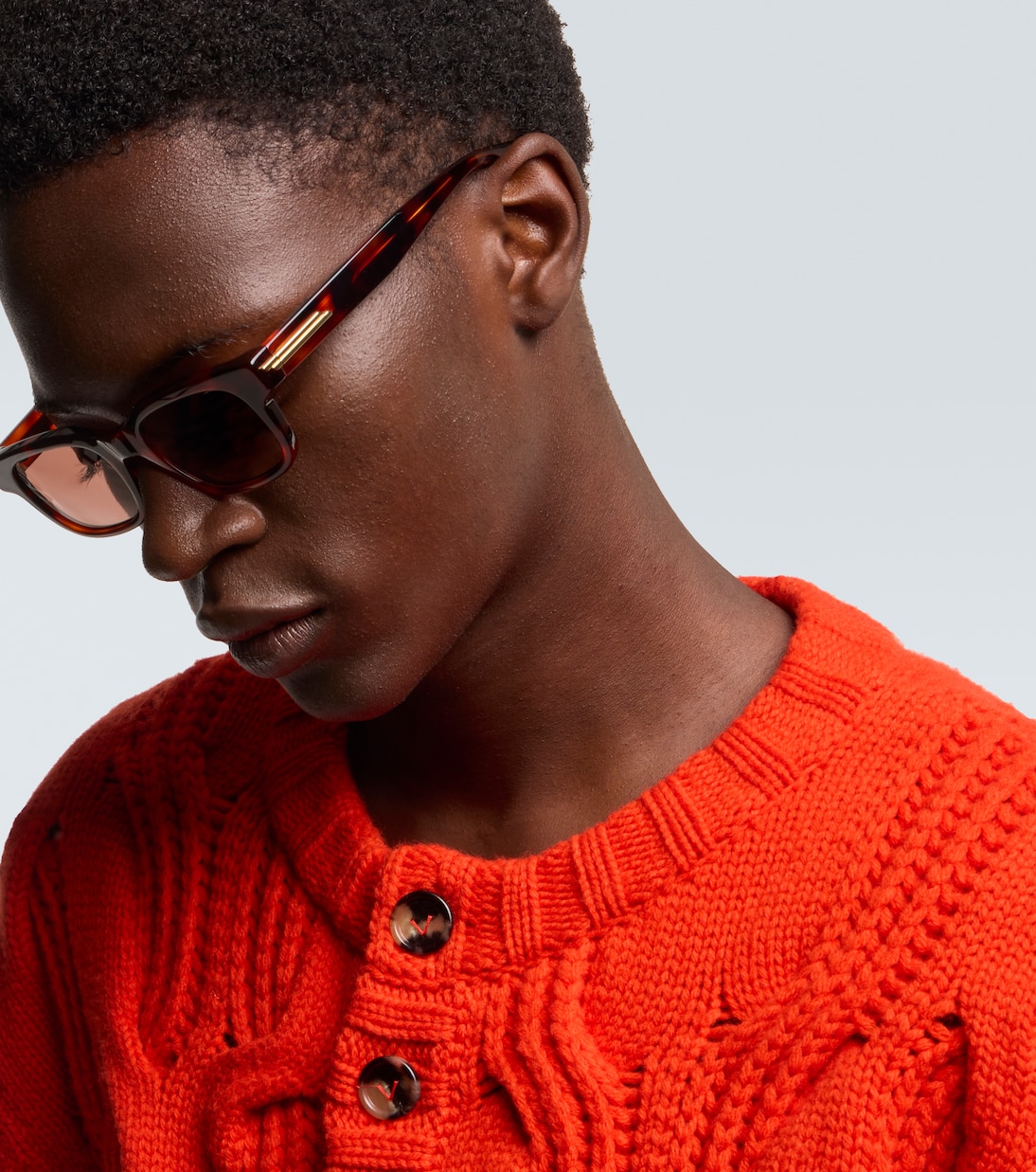 Eckige Sonnenbrille Stretch | Bottega Veneta