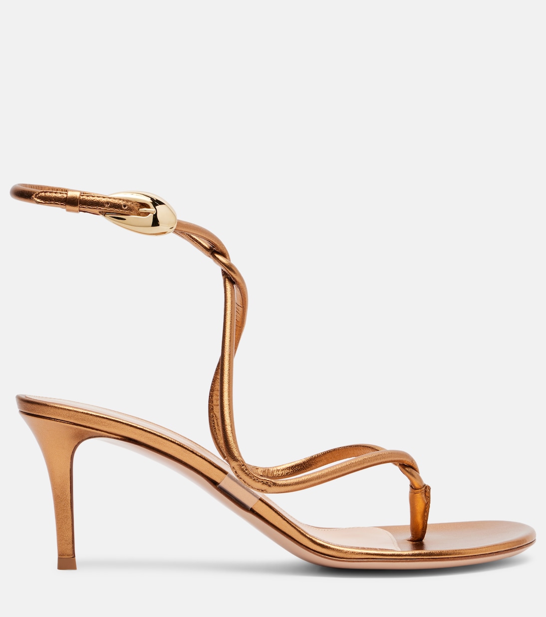 Sandalen Jungle Mamba 70 aus Metallic-Leder | Gianvito Rossi