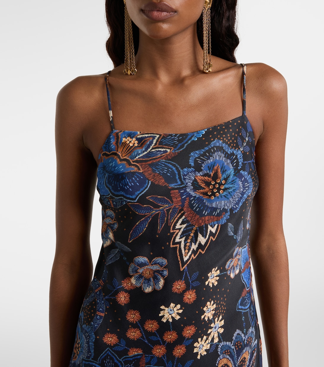 Vestido largo Snakes Bouquet | Farm Rio