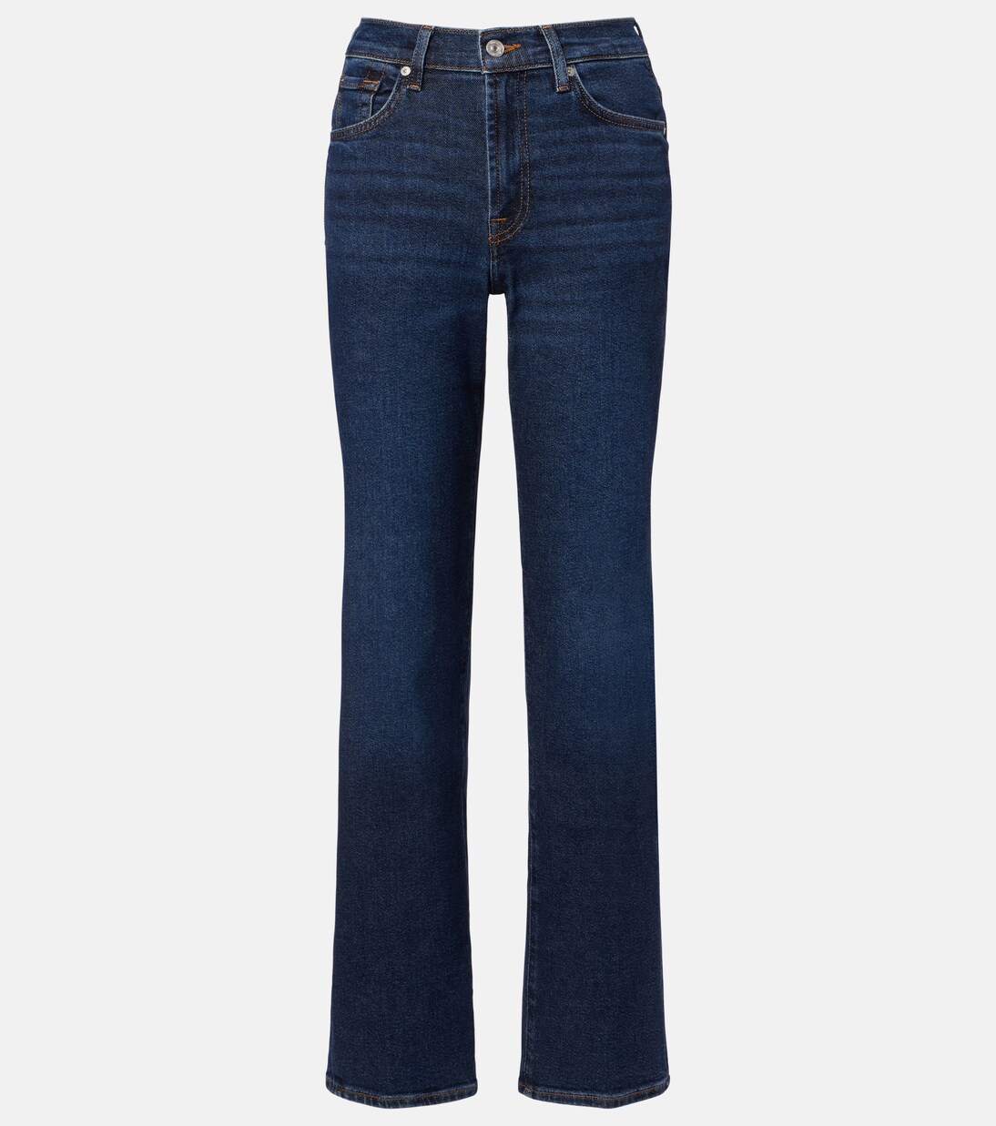 Mid-Rise Straight Jeans Stovepipe Straight | 7 For All Mankind