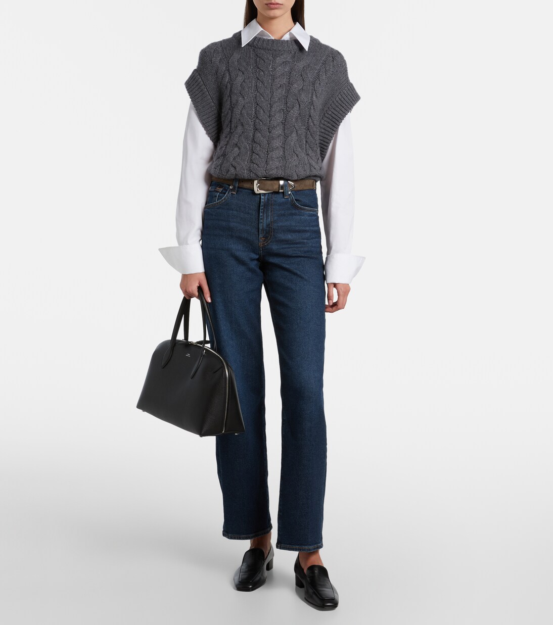 Mid-Rise Straight Jeans Stovepipe Straight | 7 For All Mankind