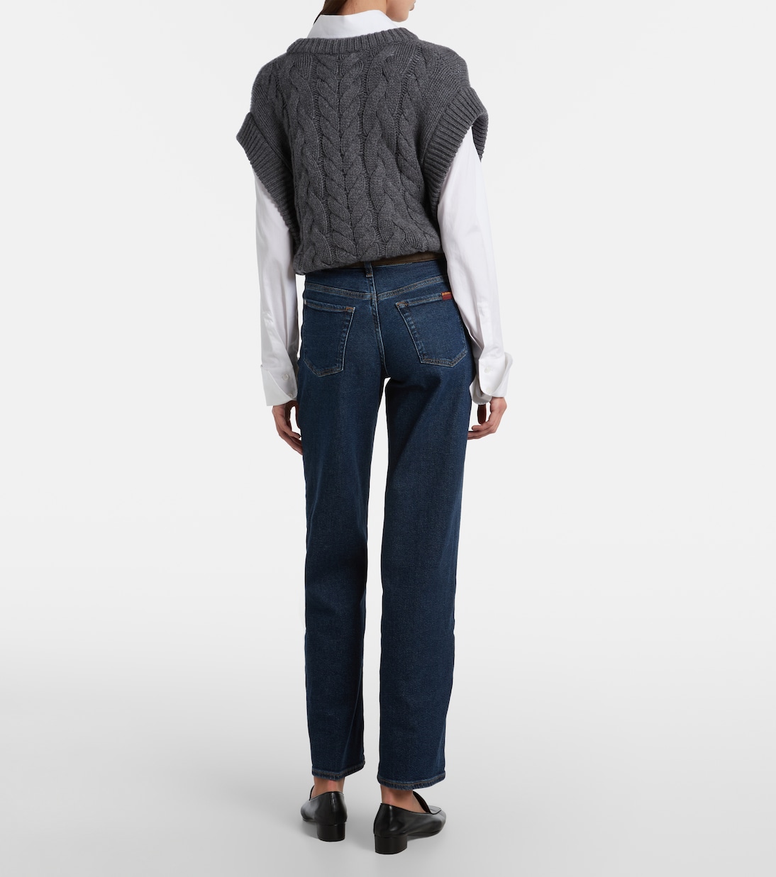 Mid-Rise Straight Jeans Stovepipe Straight | 7 For All Mankind