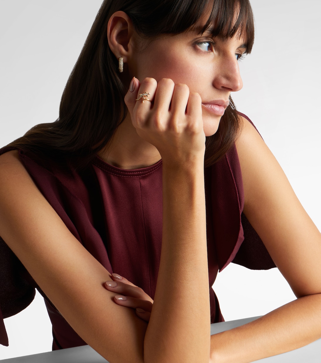 Bague Lizard en or 14 ct et diamants | Sydney Evan