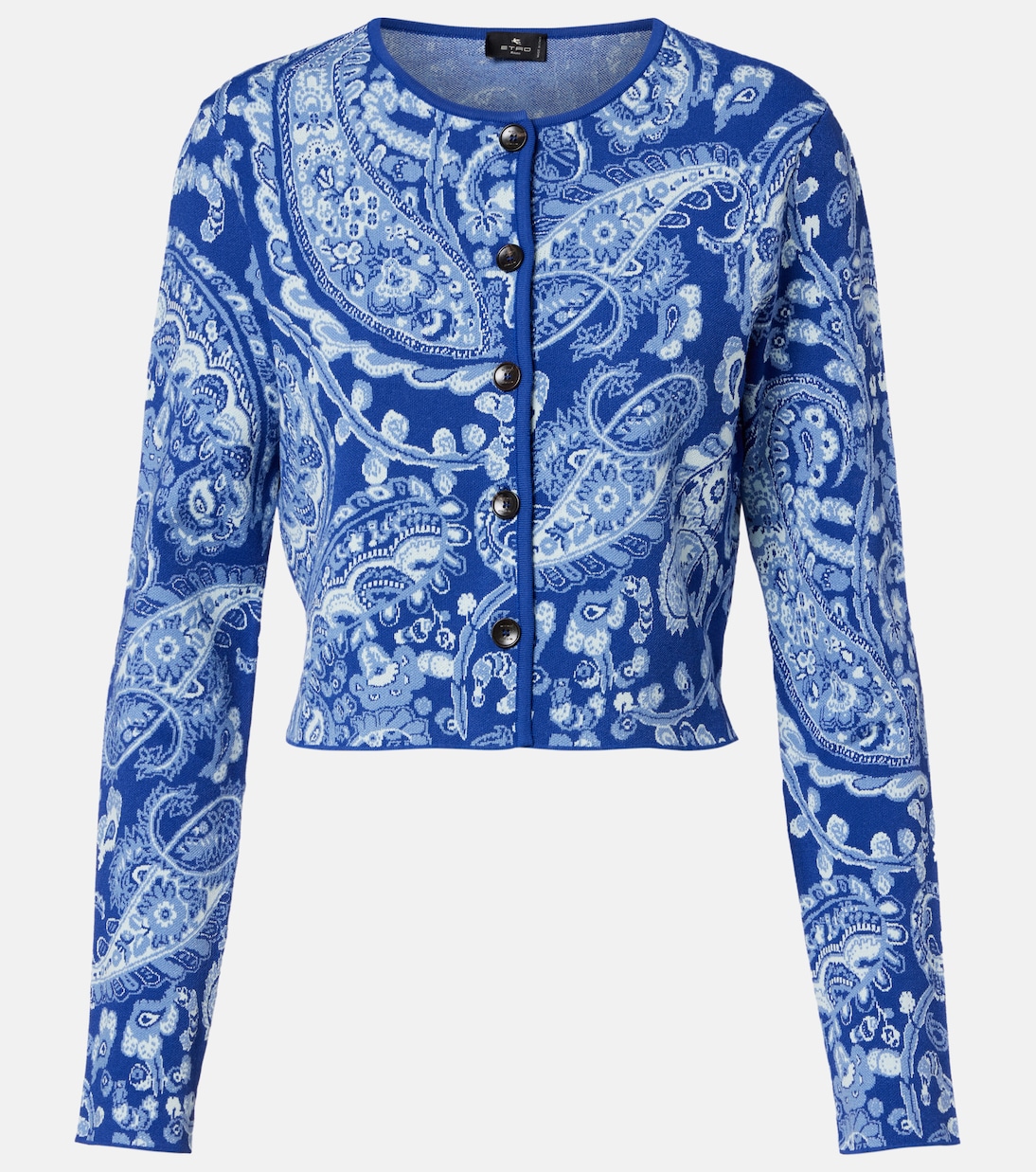 Cardigan raccourci en jacquard | Etro