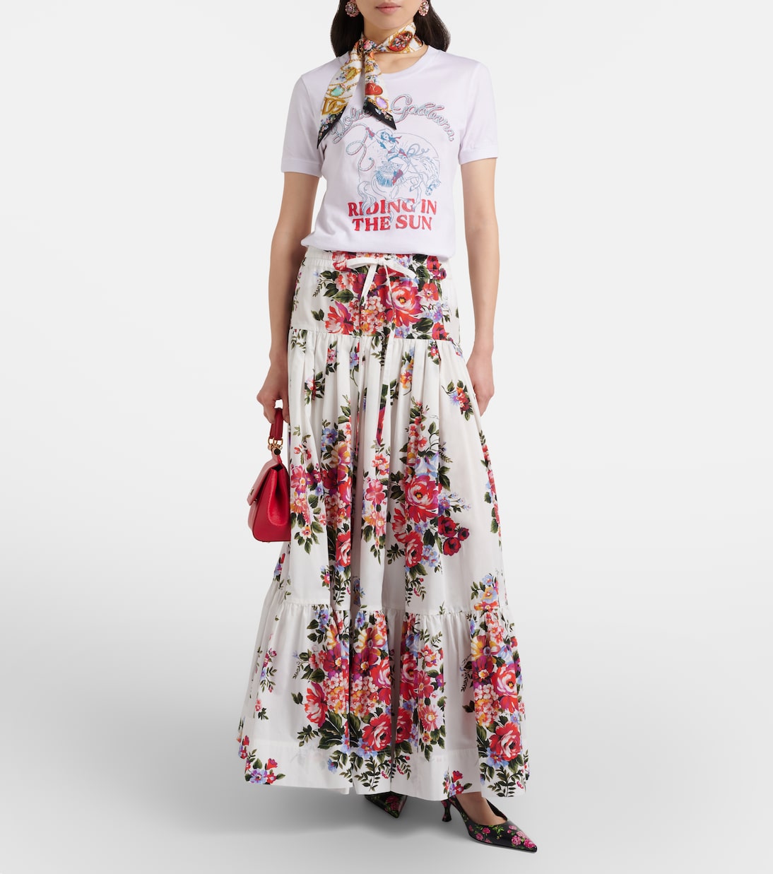 Printed cotton jersey T-shirt | Dolce&Gabbana