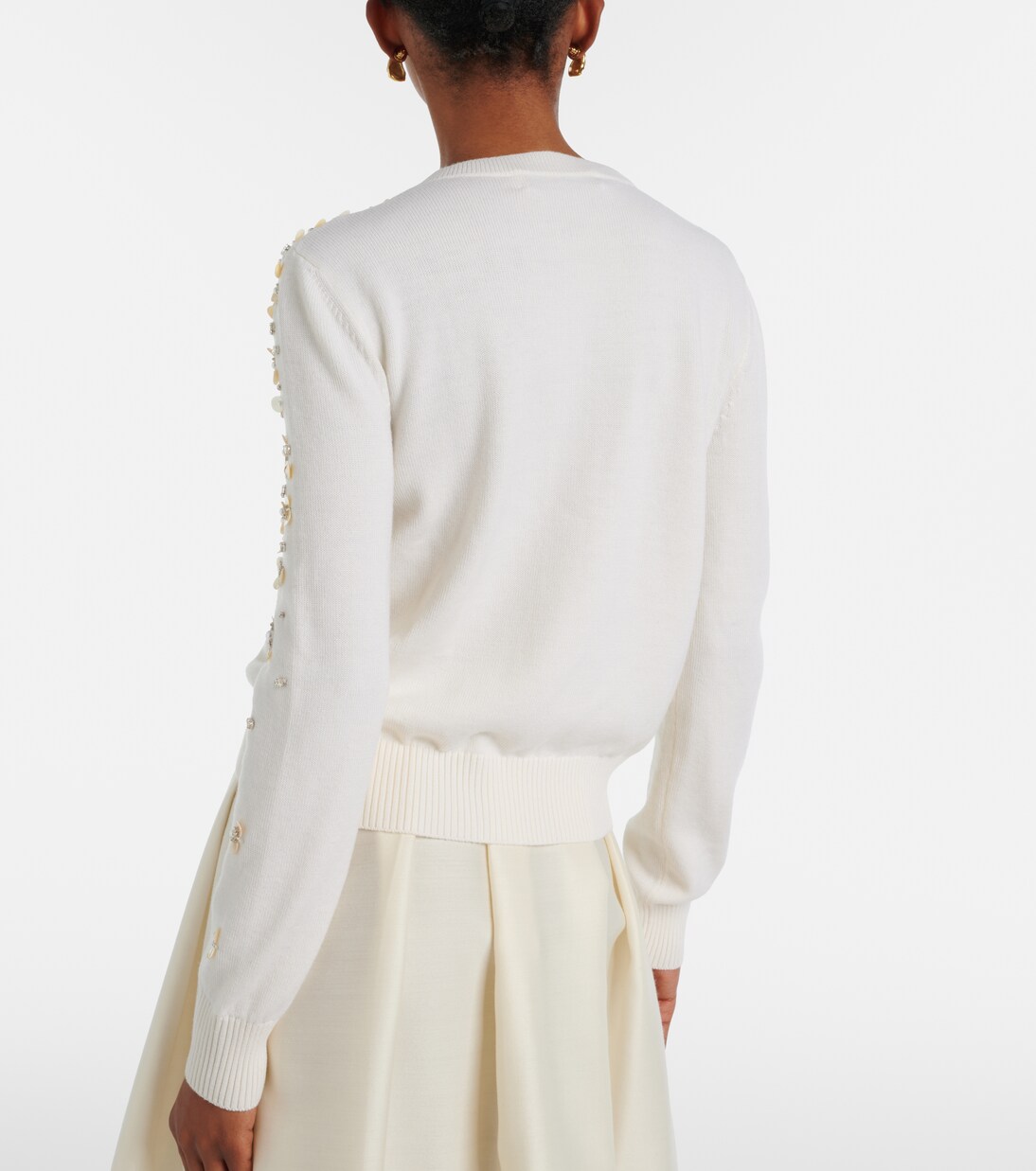 Bestickter Cardigan aus Schurwolle | Oscar de la Renta