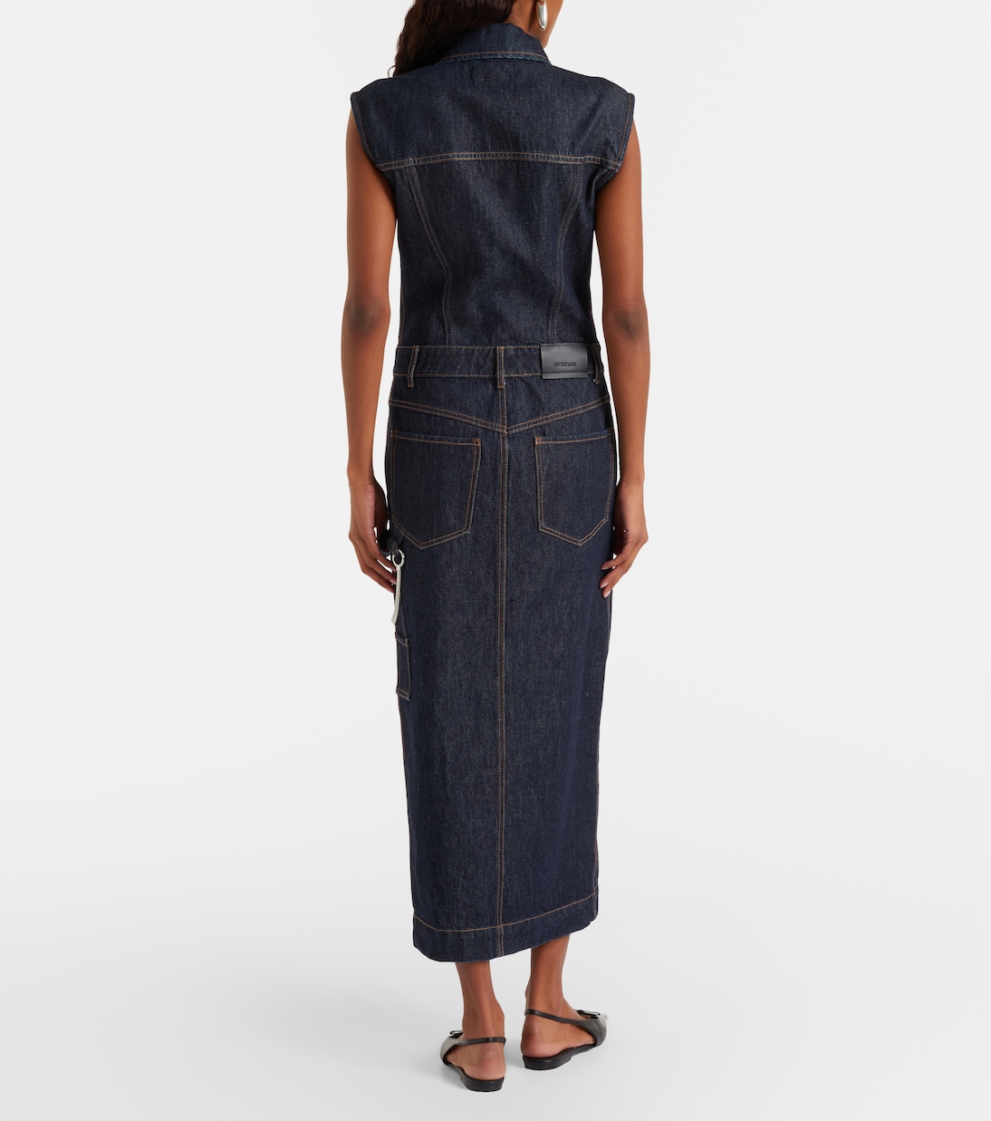 Robe midi Farfalla en jean | Sportmax
