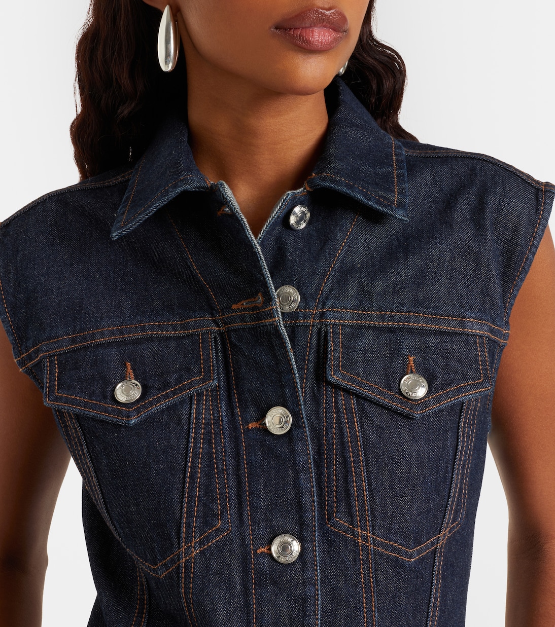 Robe midi Farfalla en jean | Sportmax