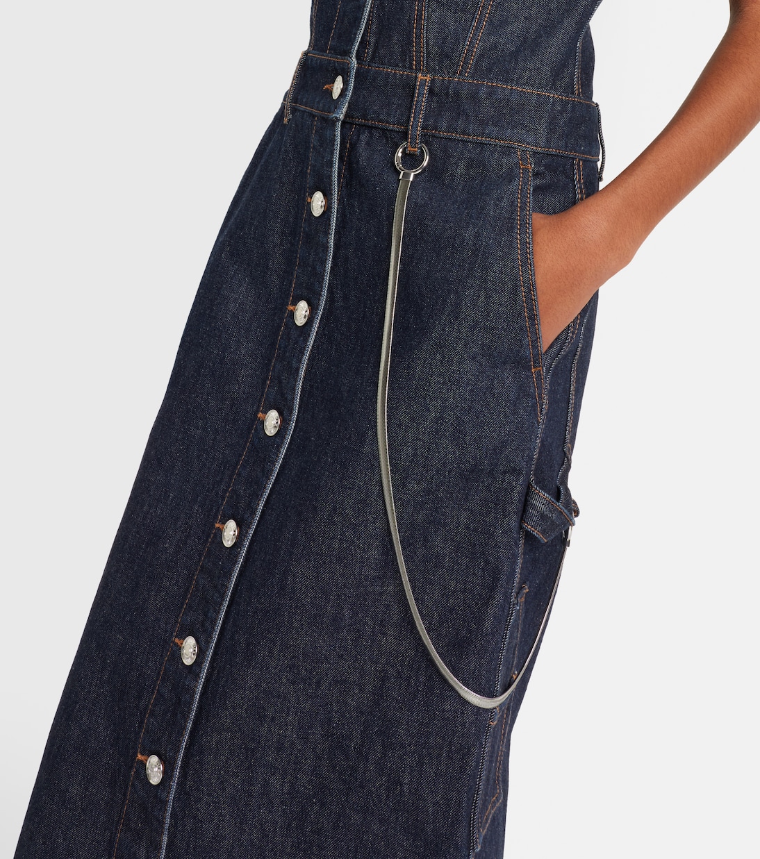 Robe midi Farfalla en jean | Sportmax