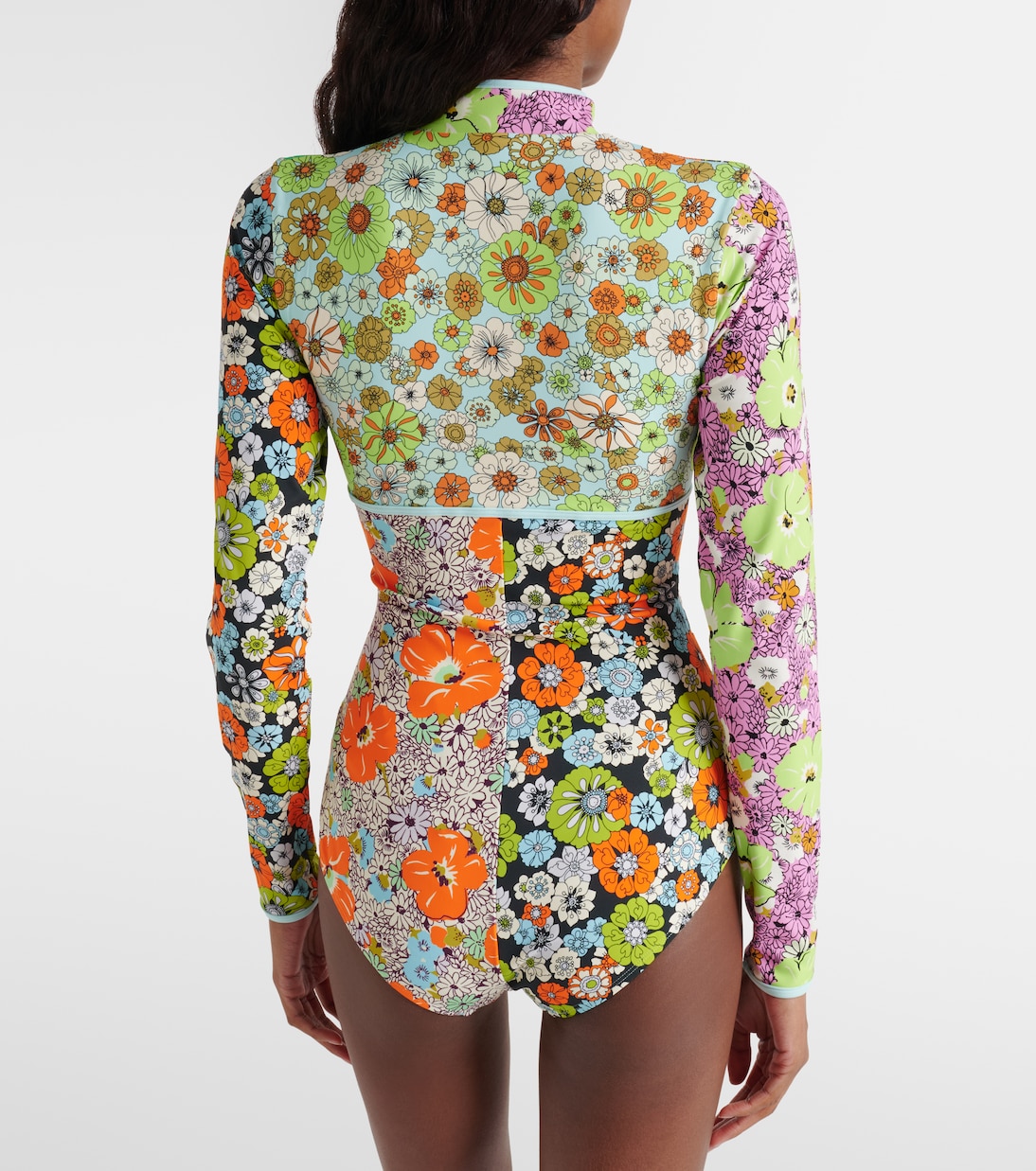 Maillot de bain à fleurs Orange Blossom | Alémais