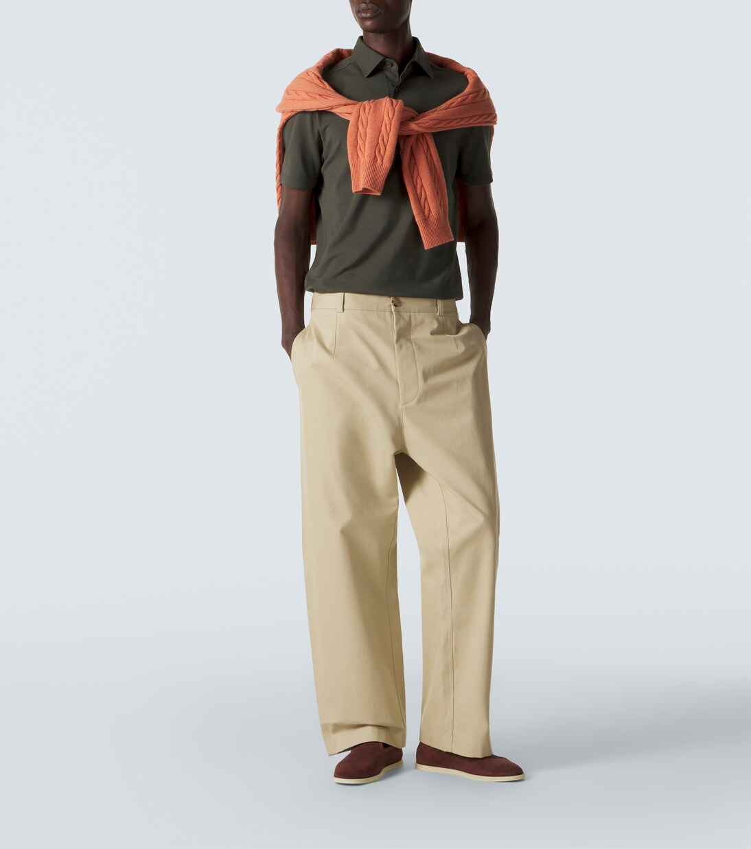 Baskets slip-on Venice Walk en daim | Loro Piana