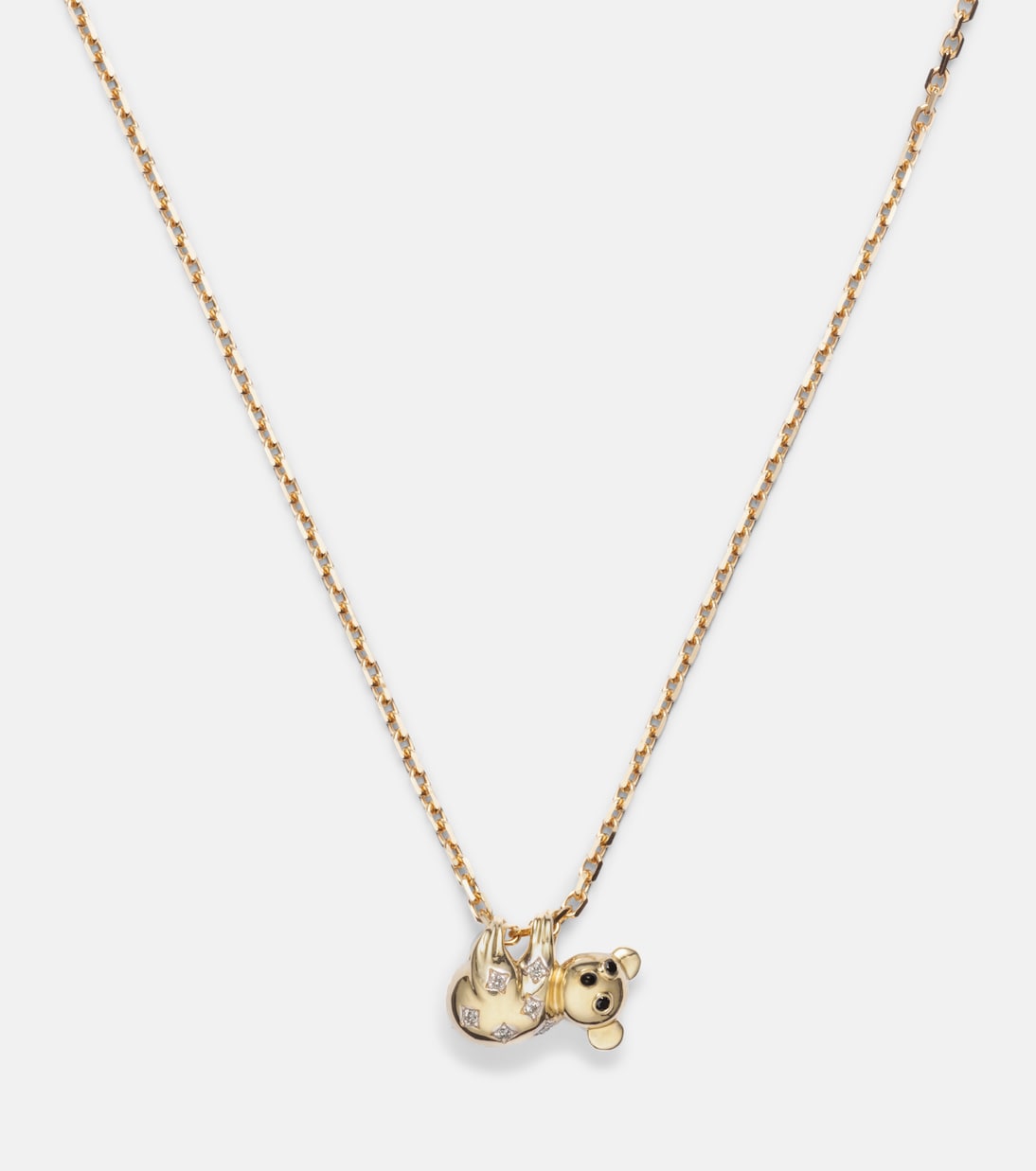 Koala 18kt gold necklace with diamonds and enamel | Yvonne Léon