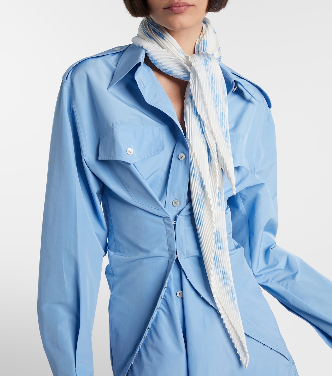 Skull silk scarf | McQueen