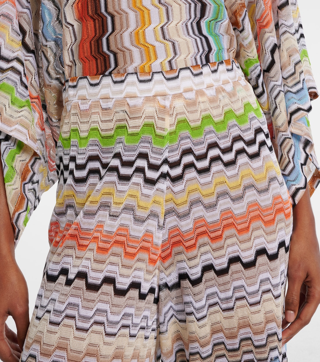 Zig Zag high-rise wide-leg pants | Missoni