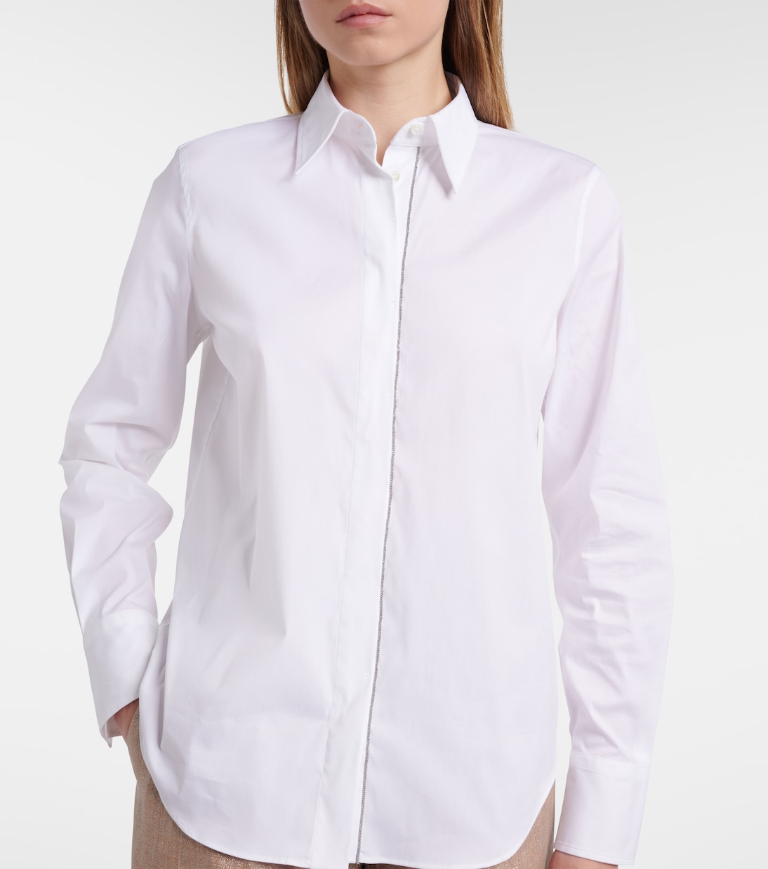 Hemd Monili aus Popeline | Brunello Cucinelli