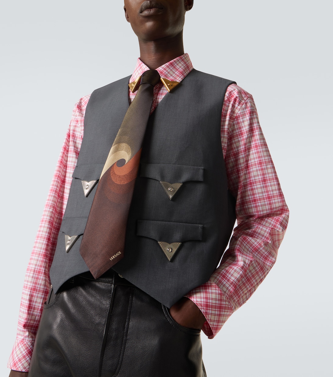 Hemd aus Baumwollpopeline | Versace