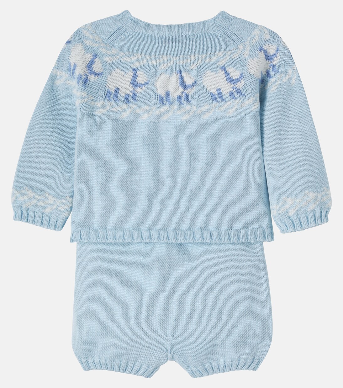 Baby Cordero cardigan and shorts set | La Coqueta