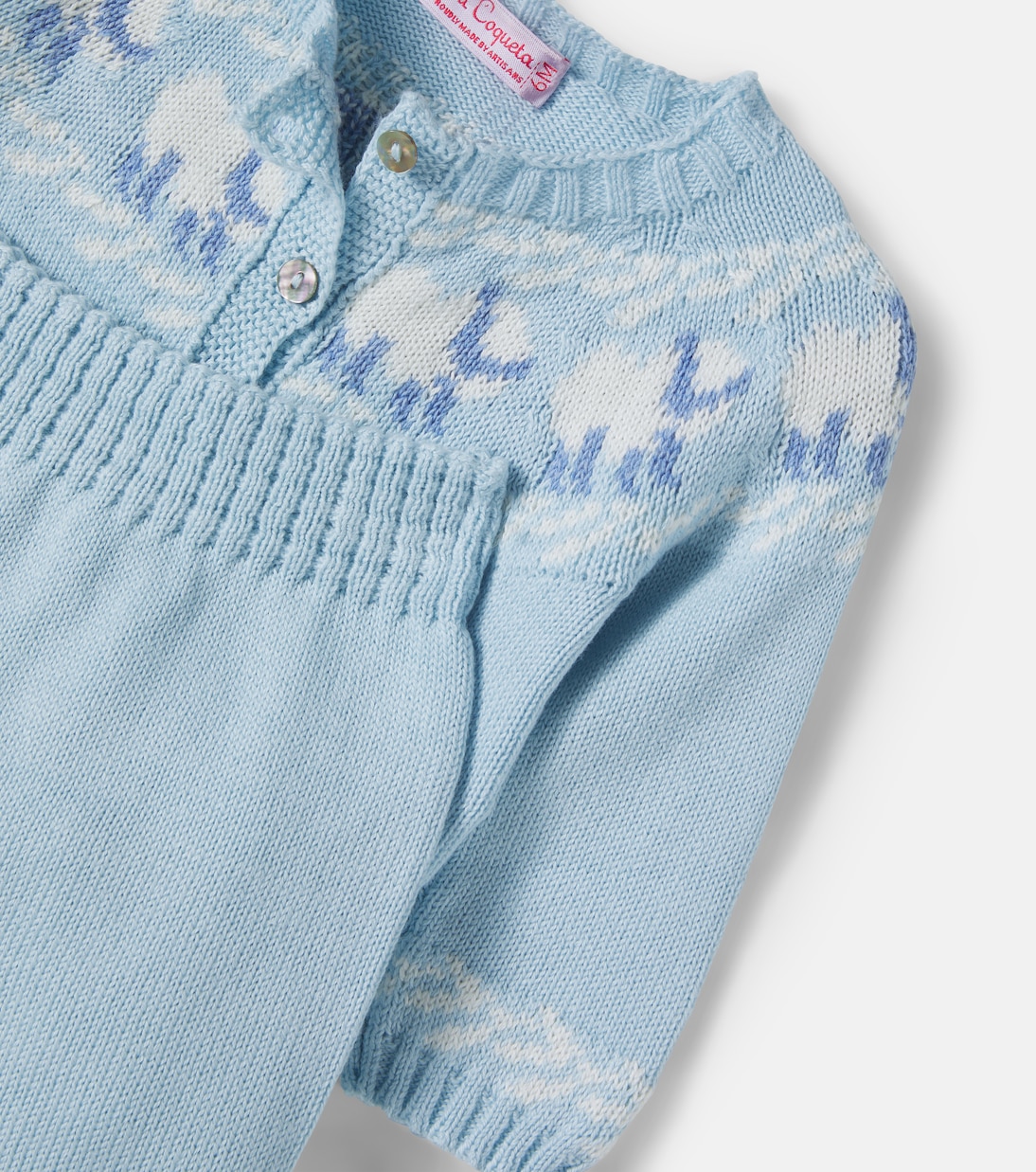 Baby Cordero cardigan and shorts set | La Coqueta