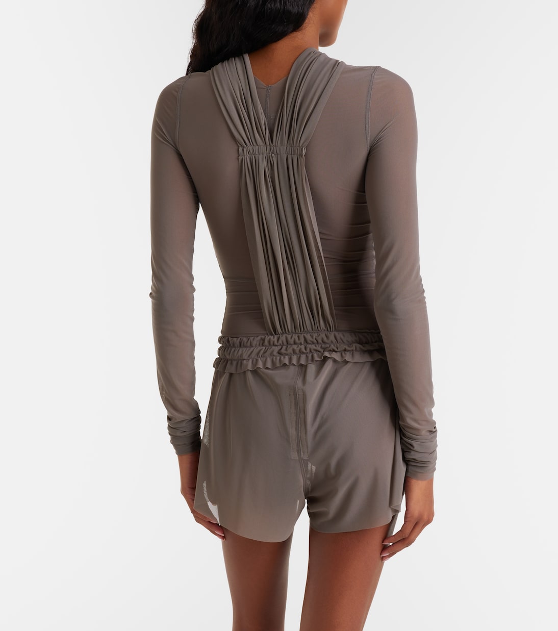 Shorts Boxing de tul transparentes | Rick Owens