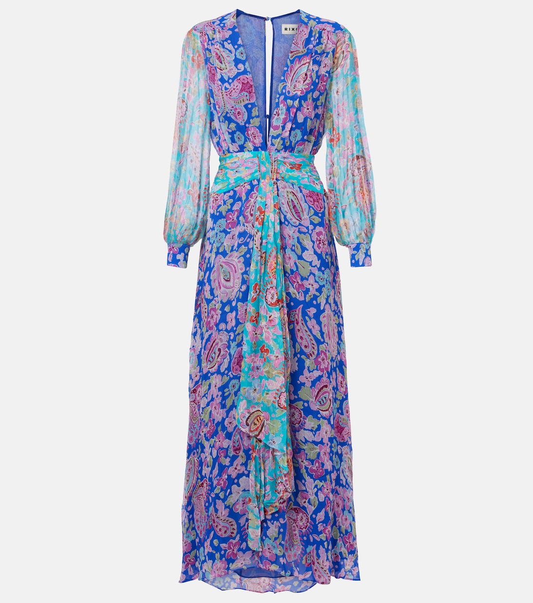 Robe longue Meera à fleurs | Rixo