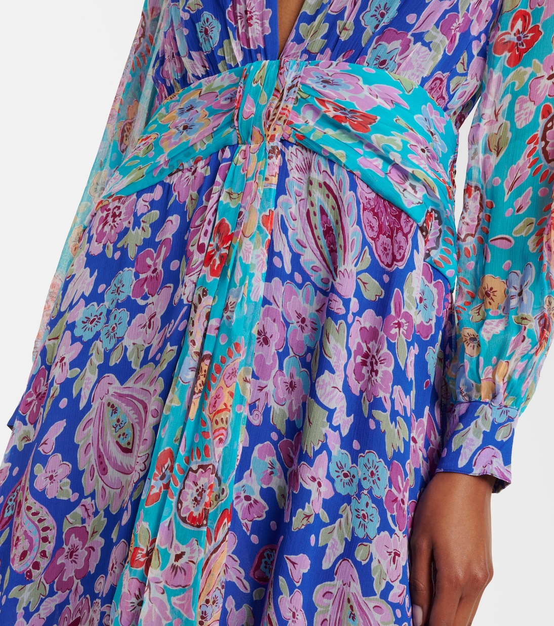 Robe longue Meera à fleurs | Rixo