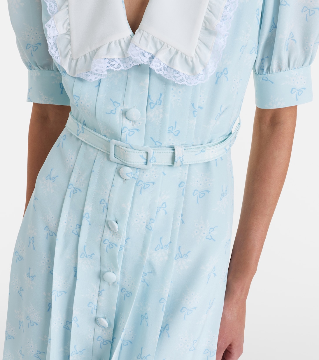 Floral silk midi dress | Alessandra Rich