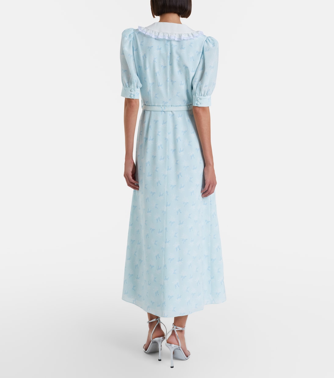 Floral silk midi dress | Alessandra Rich