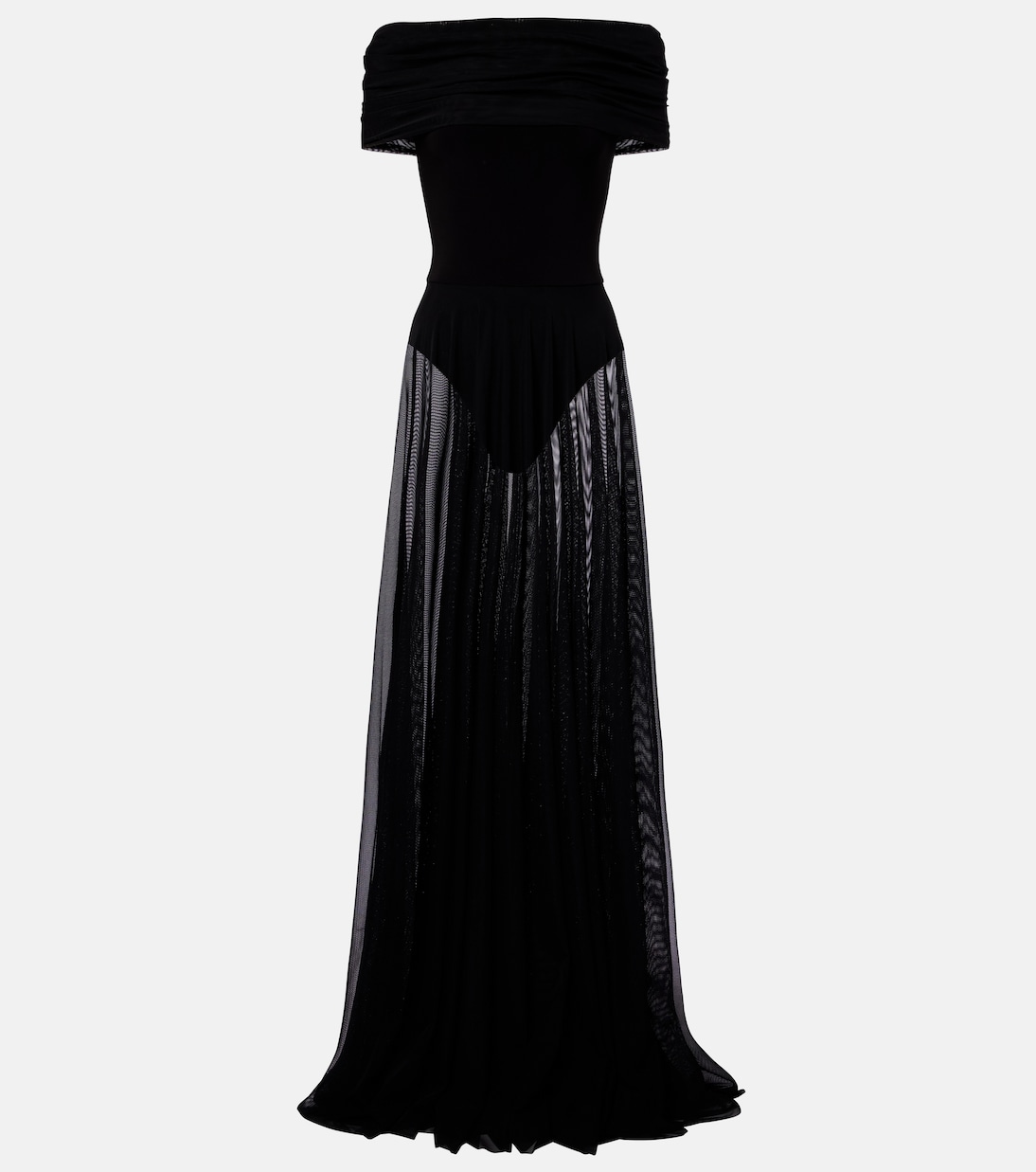 Maxikleid aus Mesh | Norma Kamali