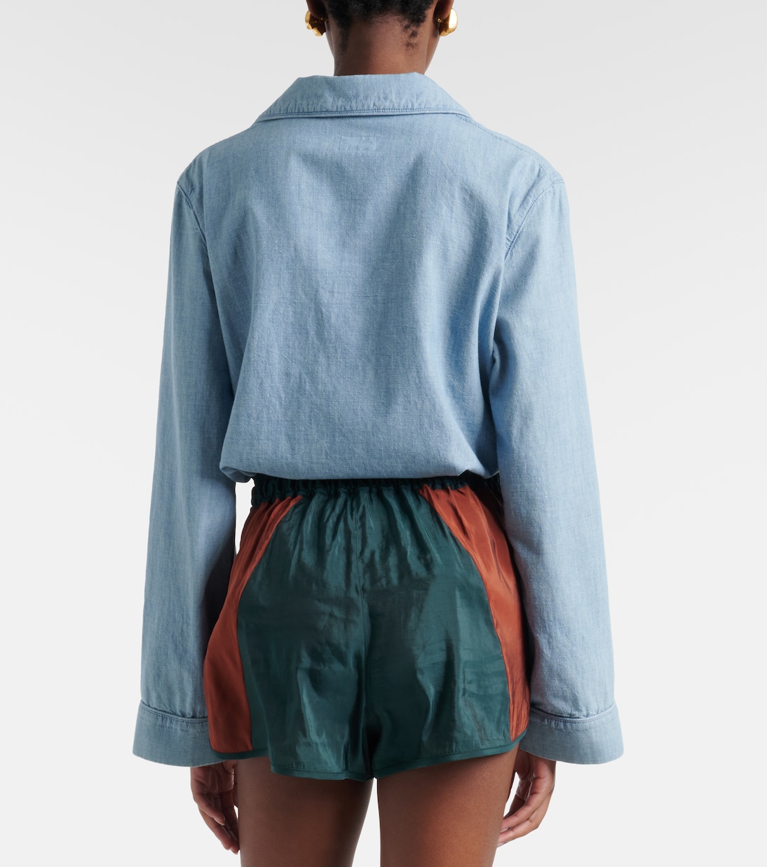 Shorts de tafetán | Saint Laurent