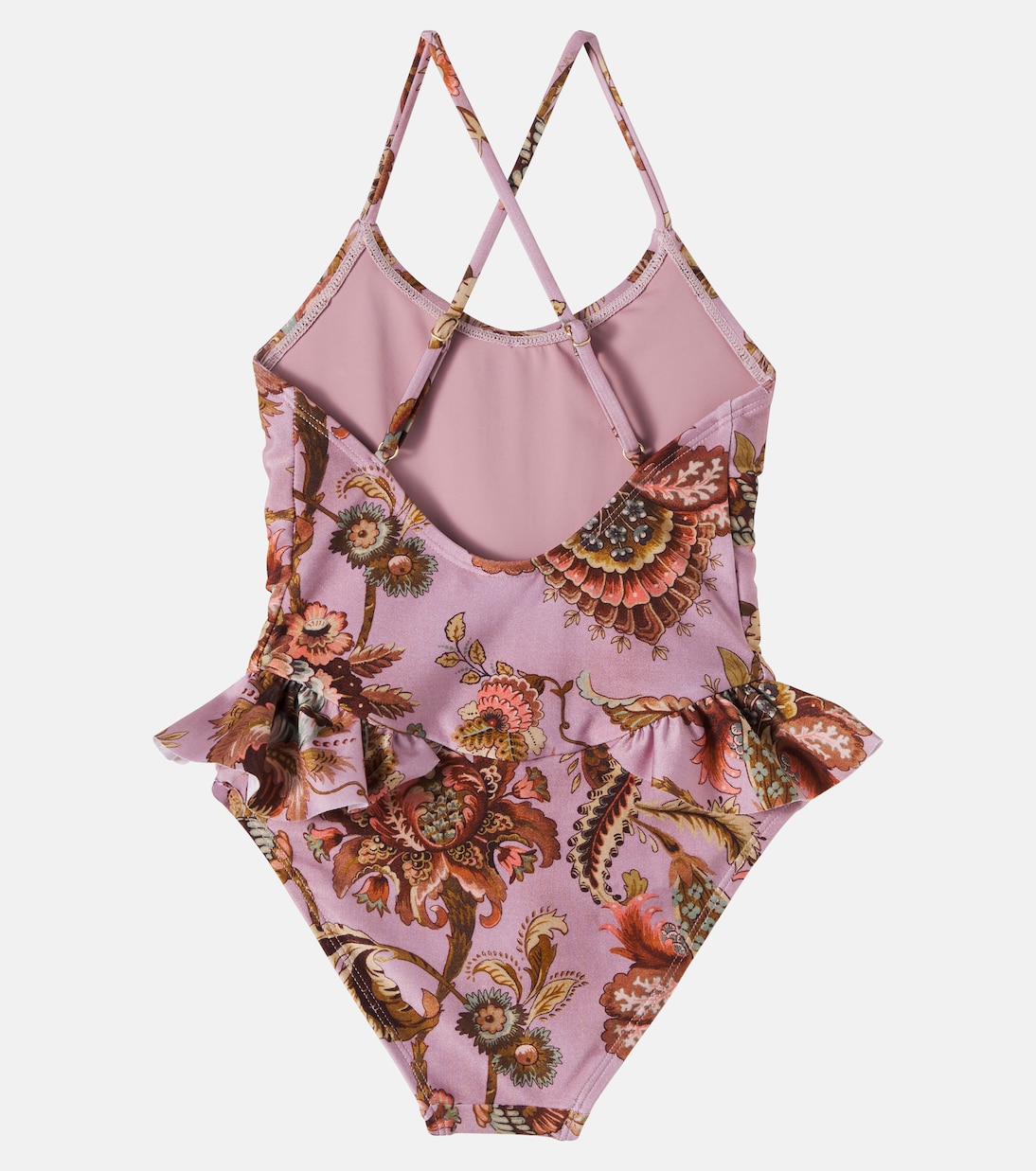 Aster floral ruffled swimsuit | Zimmermann Kids