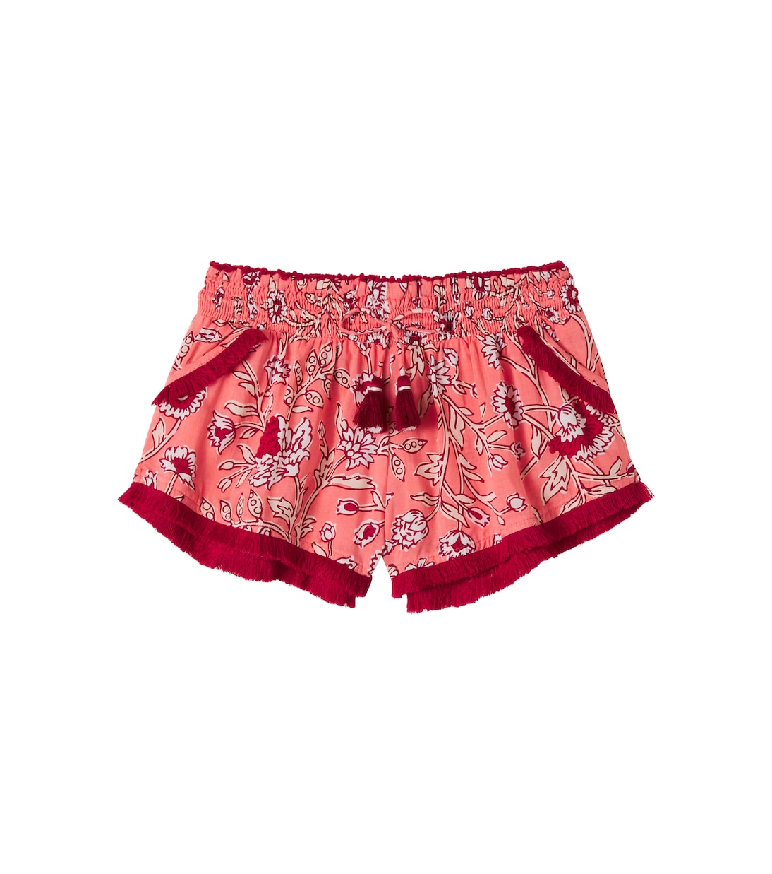 Lulu floral fringed shorts | Poupette St Barth Kids