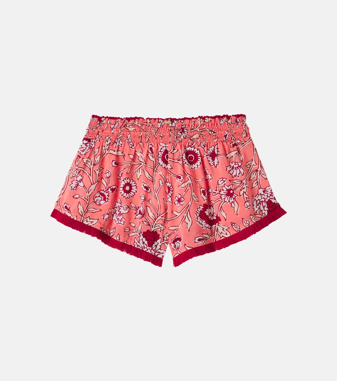 Lulu floral fringed shorts | Poupette St Barth Kids