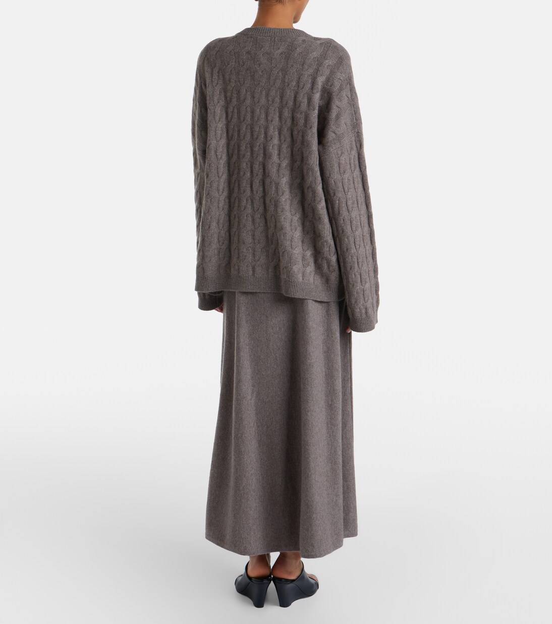 Torie cashmere midi skirt | Lisa Yang