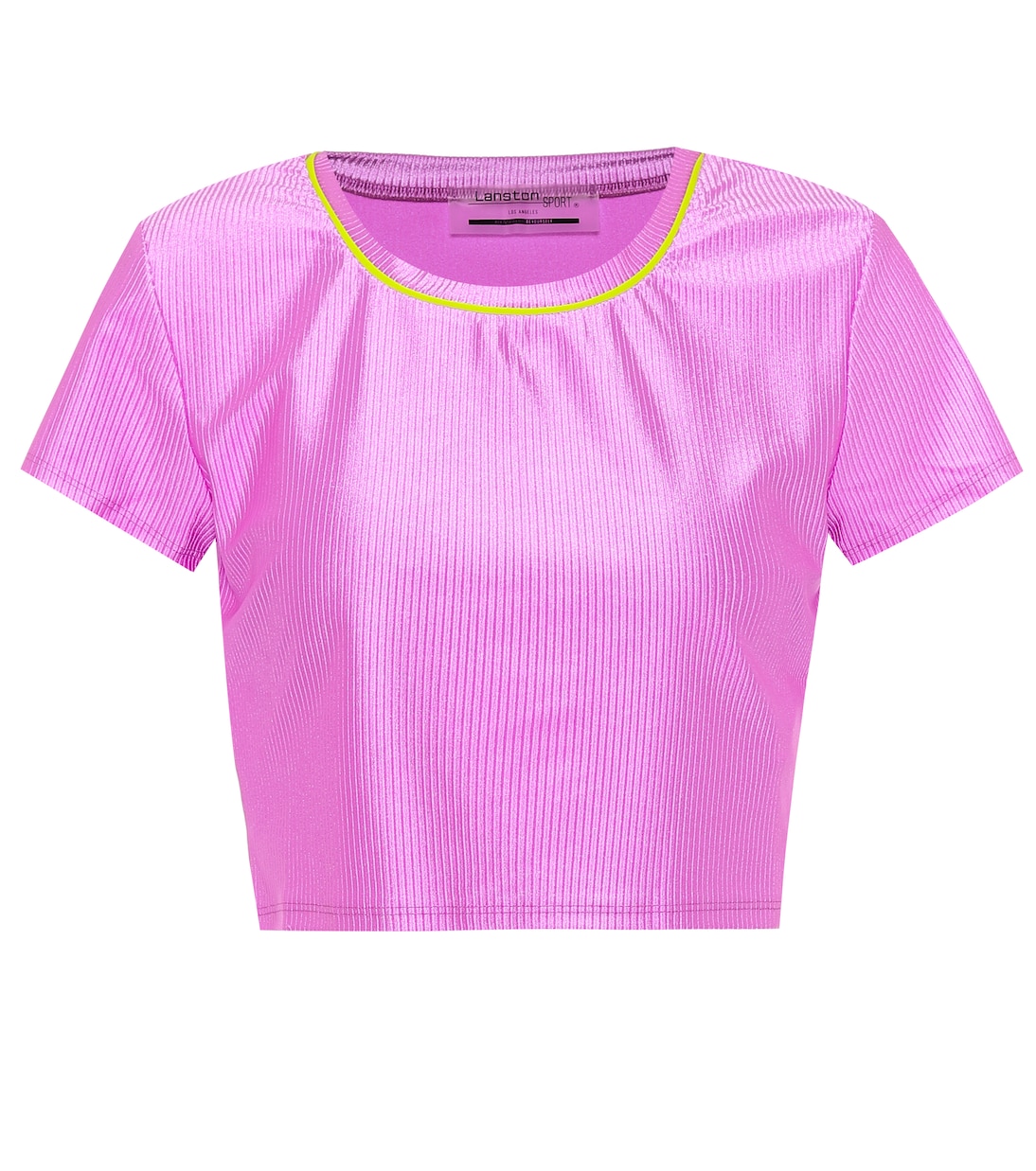 Malibu technical-jersey crop top | Lanston Sport