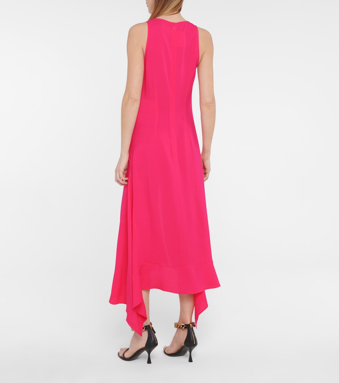Handkerchief-hem midi dress | Stella McCartney