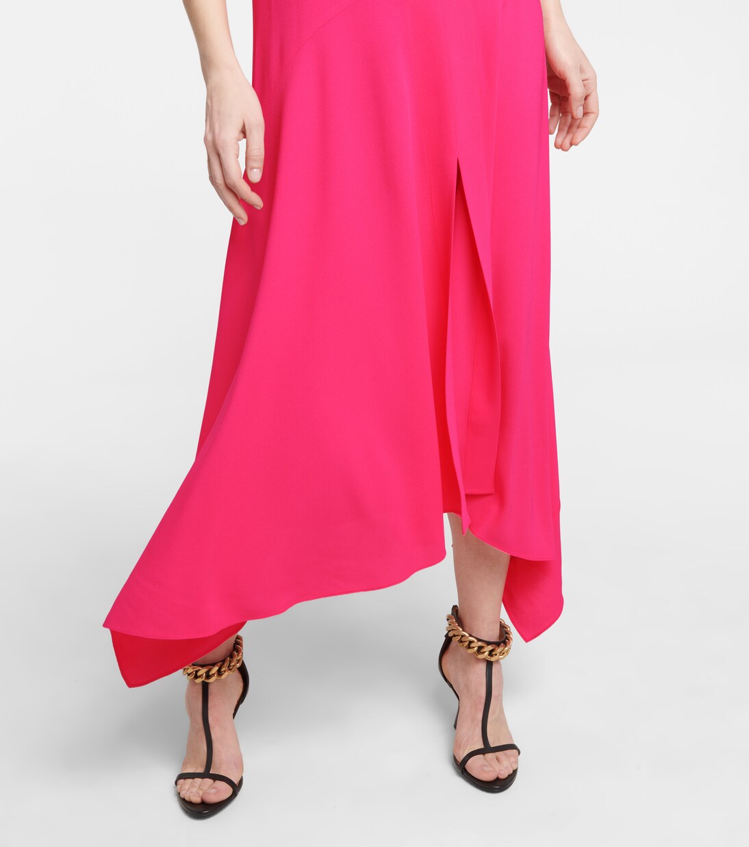 Handkerchief-hem midi dress | Stella McCartney