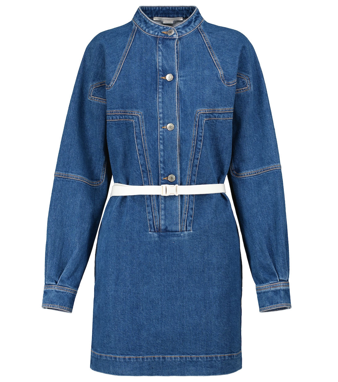 Denim shirt minidress | Stella McCartney
