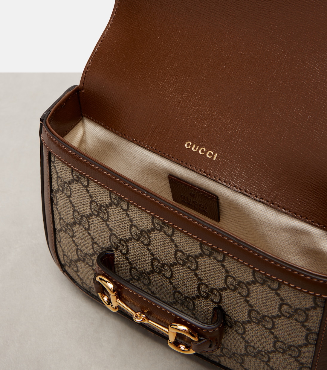 Schultertasche Horsebit 1955 Mini aus Canvas | Gucci