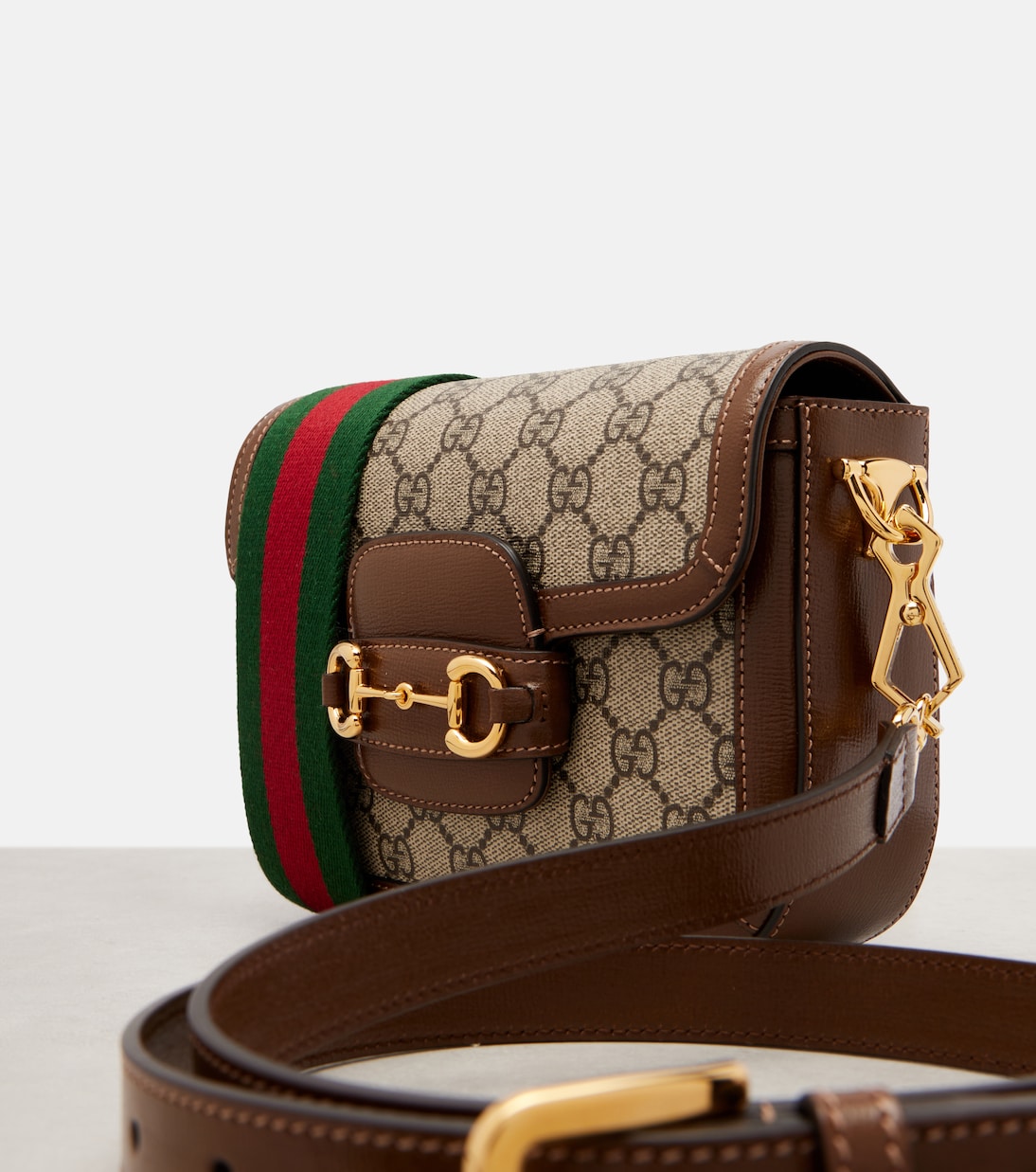 Schultertasche Horsebit 1955 Mini aus Canvas | Gucci