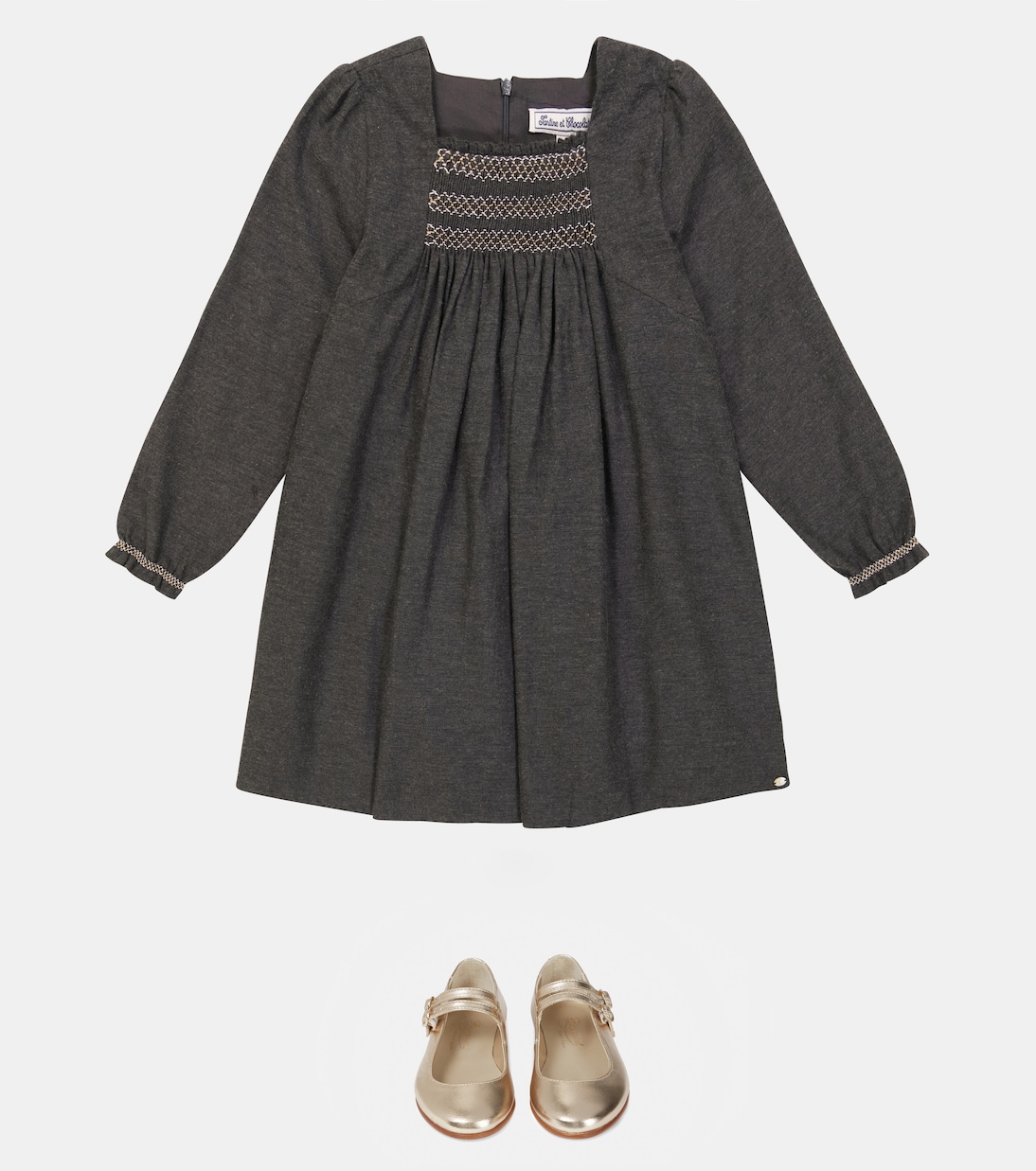 Robe en coton à manches longues | Tartine et Chocolat