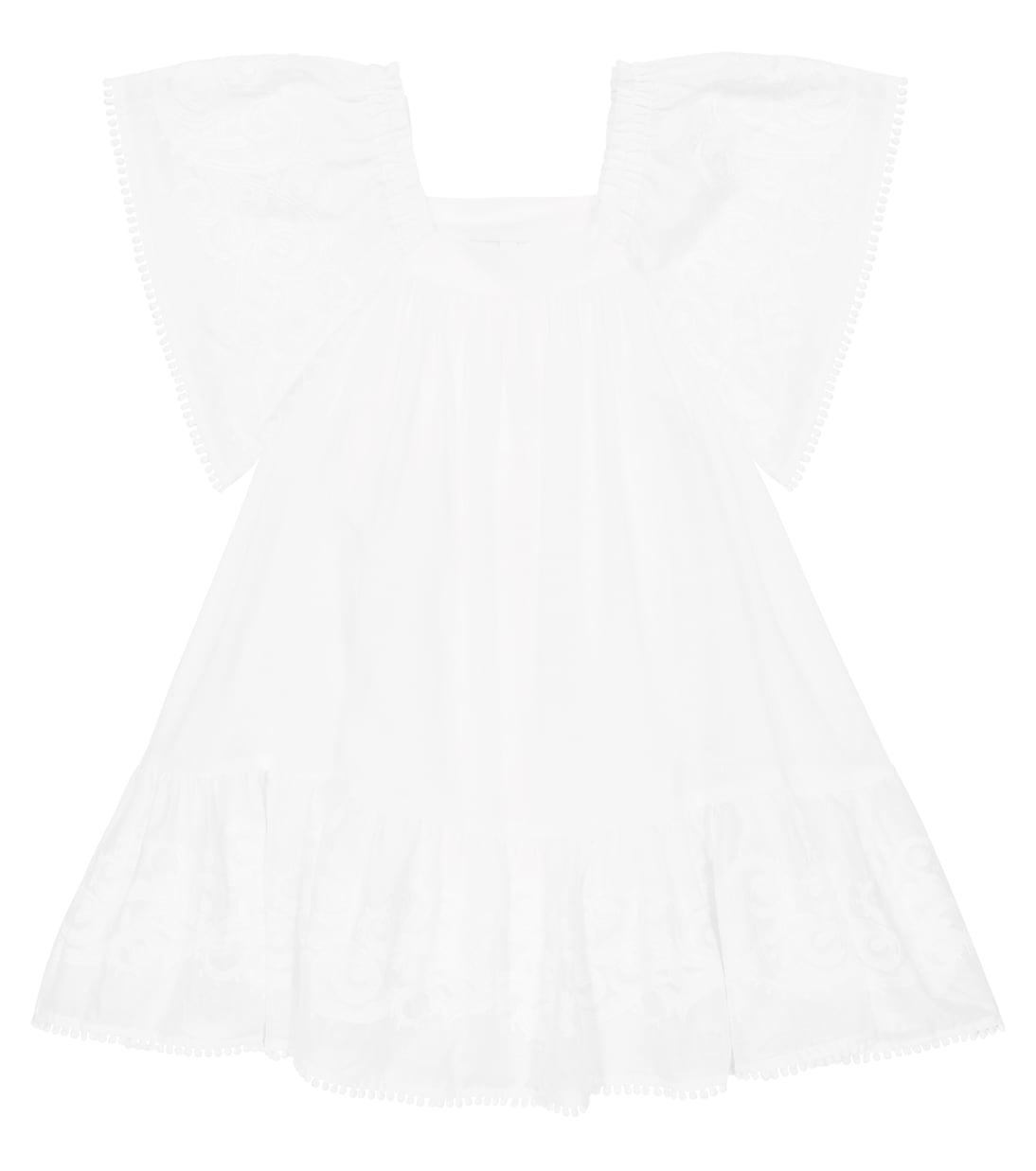 Robe Anneke brodée en coton | Zimmermann Kids