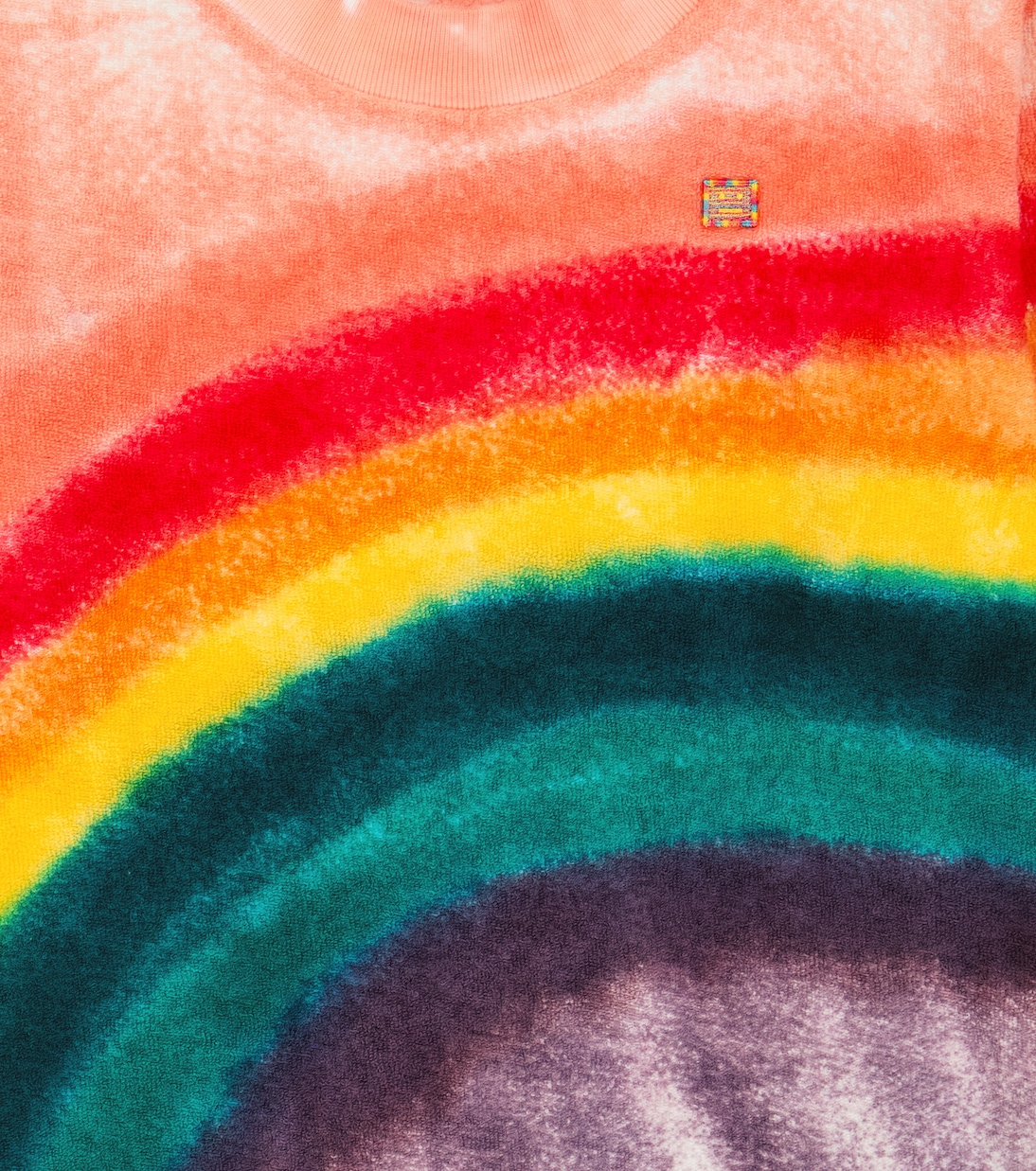 Dyed cotton fleece sweatshirt | Acne Studios Kids