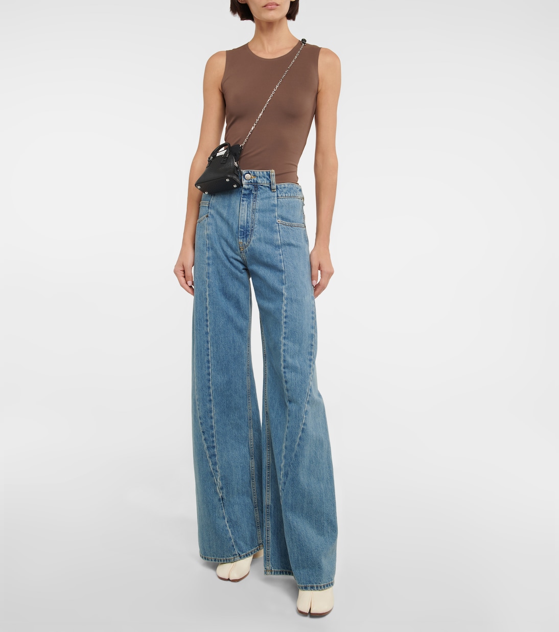 Tote Bag 5AC Classique Baby aus Leder | Maison Margiela