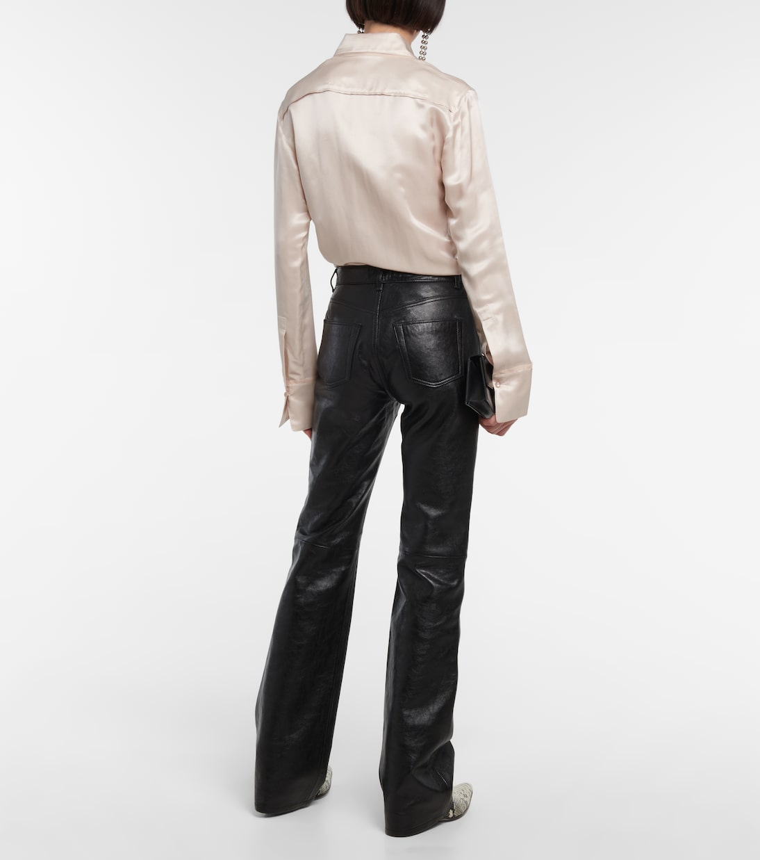 Weite Hose aus Leder | Acne Studios