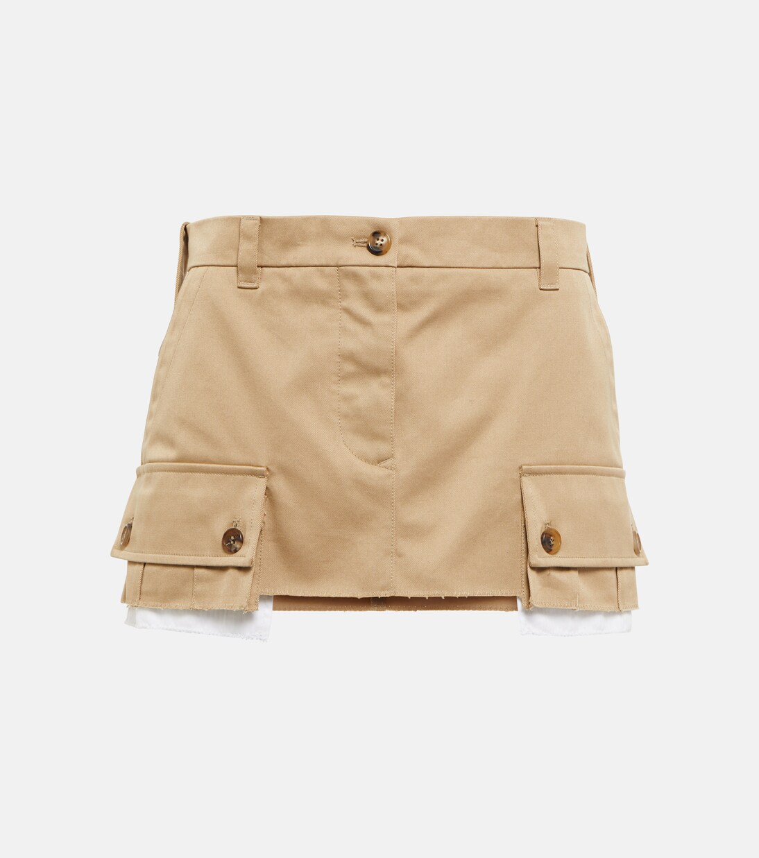 Minirock aus Baumwolle | Miu Miu