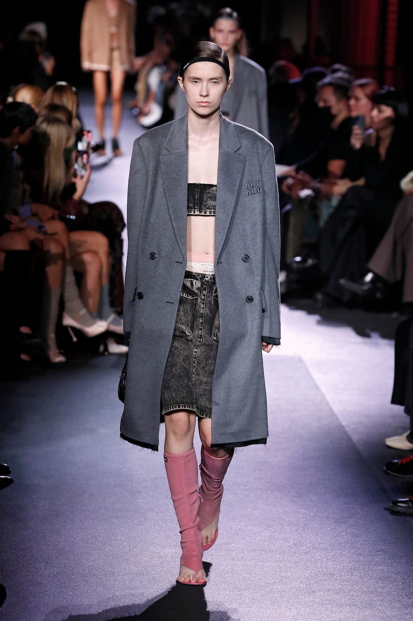 Bralette aus Denim | Miu Miu