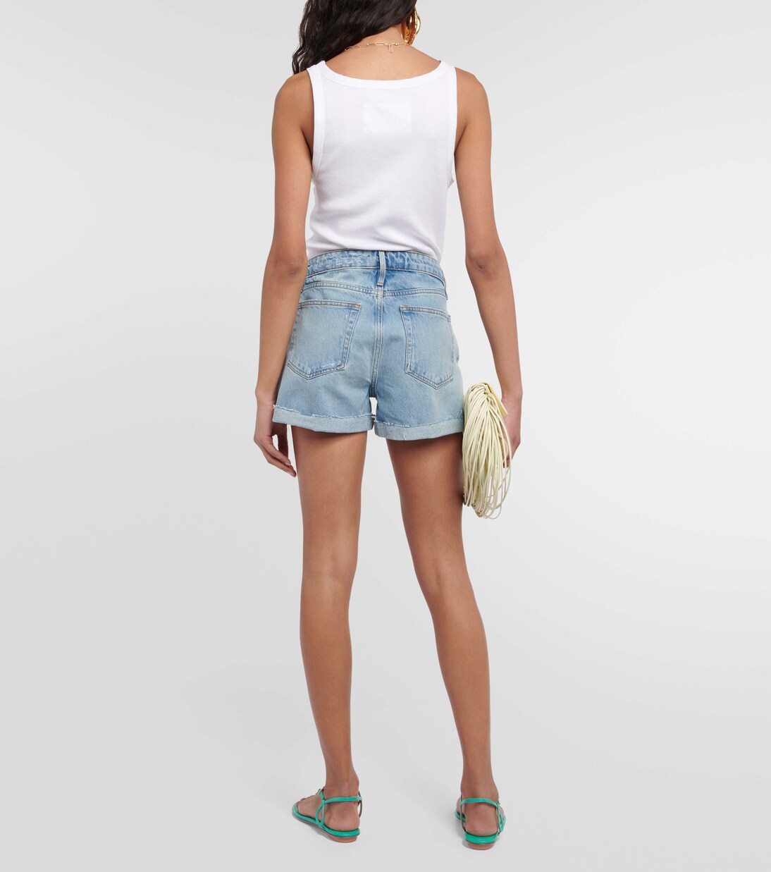 Le Grand Garcon denim shorts | Frame