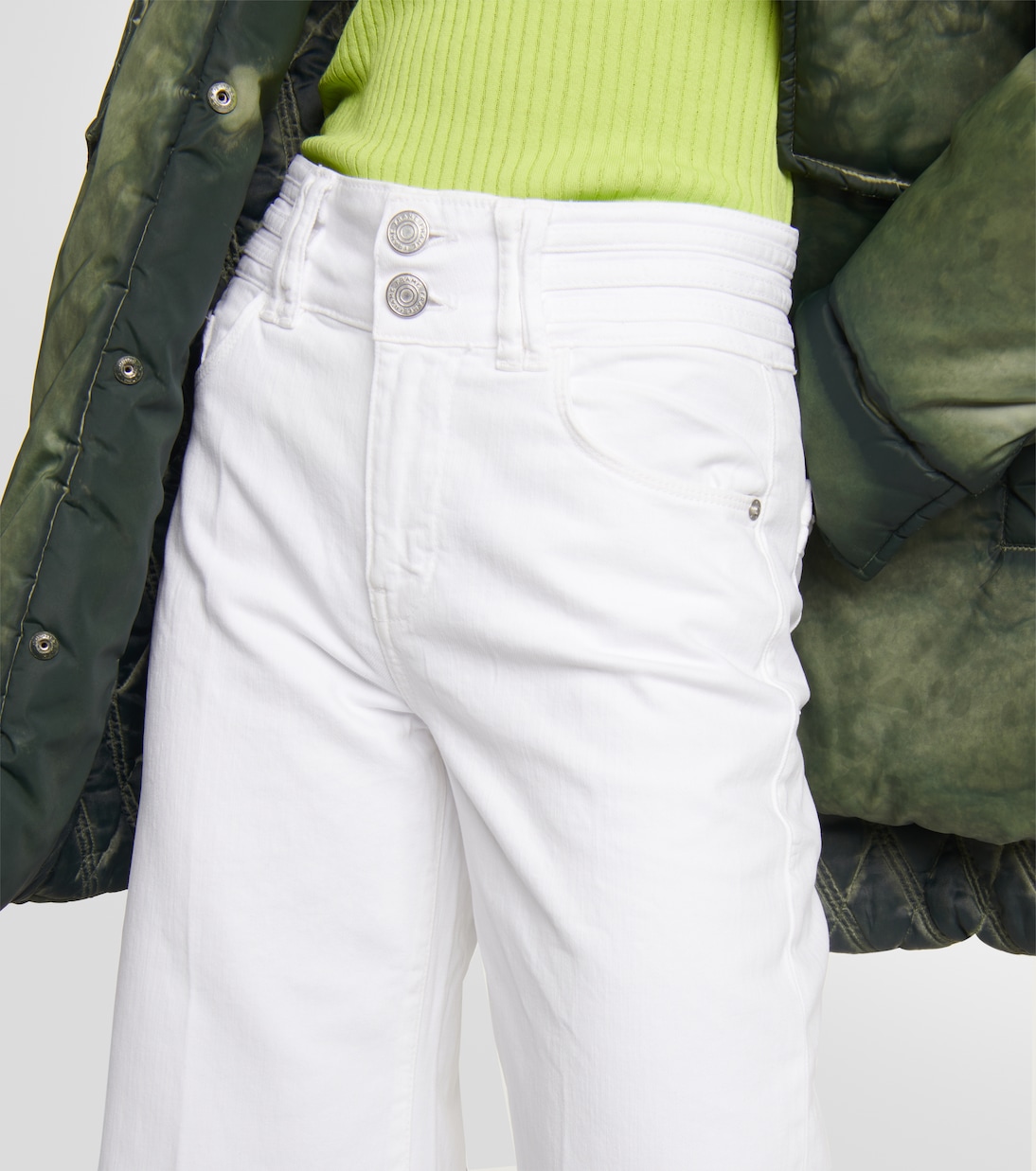 Weite High-Rise-Hose | Frame