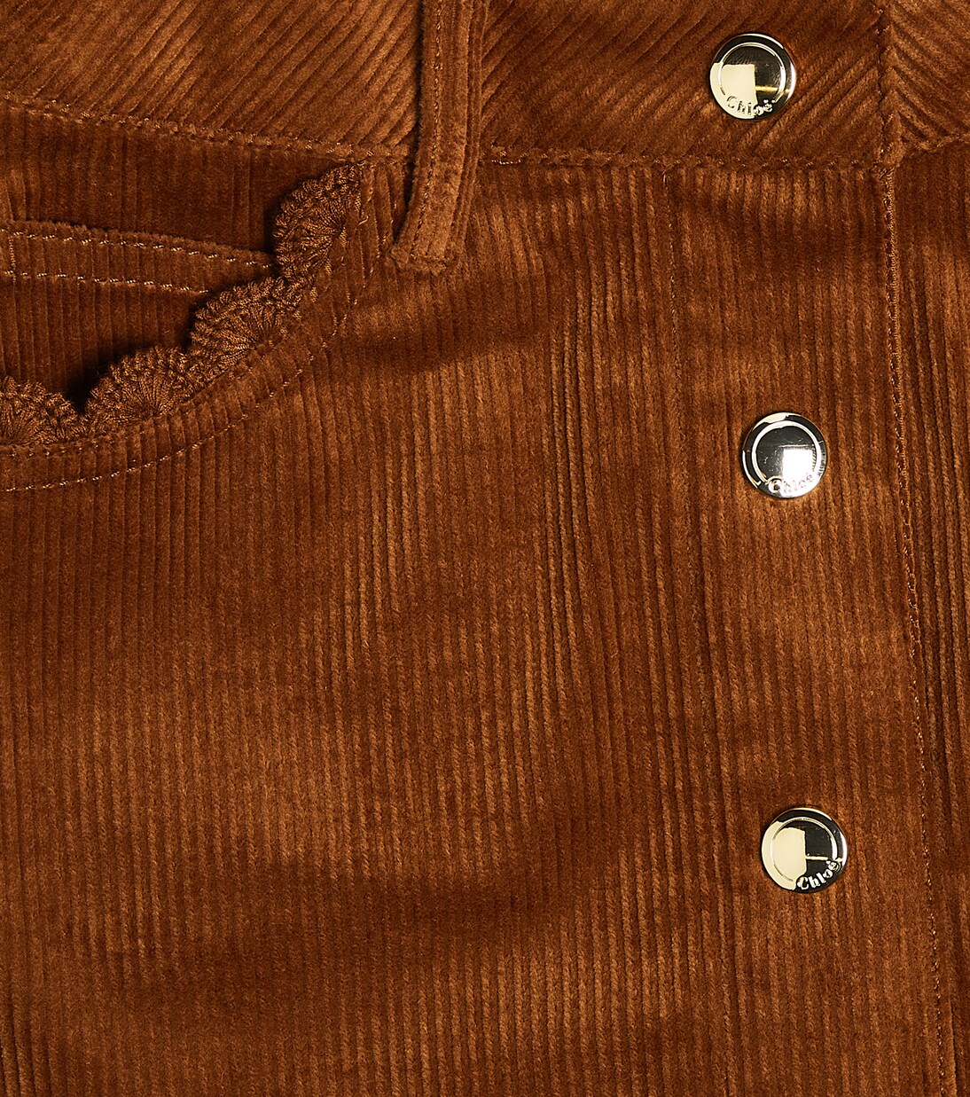 Corduroy skirt | Chloé Kids