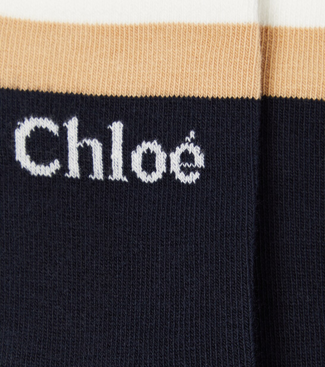 Colorblocked cotton-blend socks | Chloé Kids